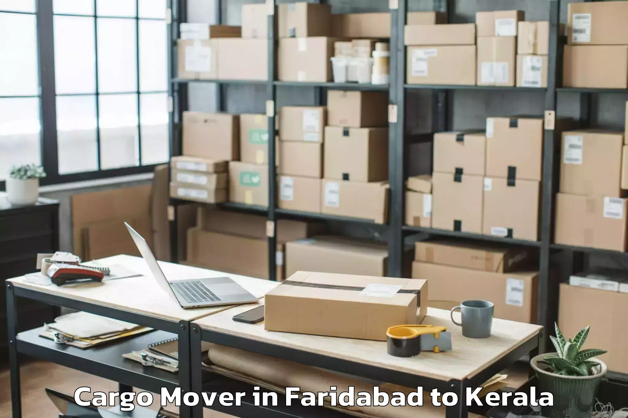 Book Faridabad to Karinkallathani Cargo Mover